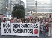 Manifestaci�n de Stop Desahucios, el pasado mes de septiembre. 