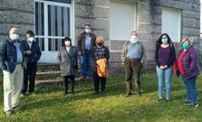 Los diputados del BNG Noa Presas y Xos� Lu�s Rivas estuvieron con los vecinos de San Cosme de Cusanca