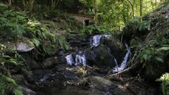 Ruta de los molinos de la Costa da goa, en Carral. 