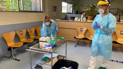 En el centro comercial Ponte Vella se est� haciendo un cribado preventivo