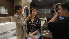 Moon Plata llev� a cabo una campa�a con ourensanas que ejercieron de modelos por un d�a
