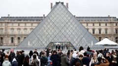 El Museo del Louvre en una imagen del da del robo.