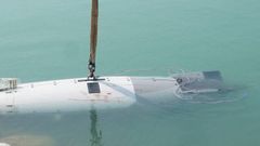 Un sumergible estadounidense no tripulado que, seg�n afirma el Cuerpo de la Guardia Revolucionaria Isl�mica de Ir�n, fue capturado en la entrada del estrecho de Ormuz este martes