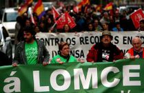La manifestaci�n de la plataforma, la m�s numerosa.