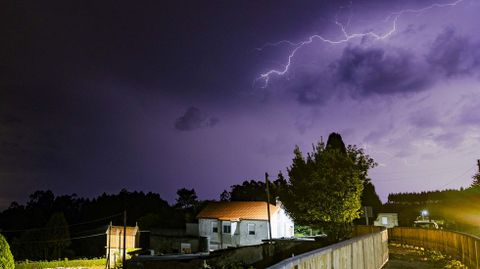 Rayos observados desde el municipio de Cerceda