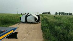 Solo el conductor del accidente de Villar del Rey llevaba cintur�n