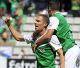 Nano Macedo, que volvi� al Racing en enero, anot� el 1-0. 