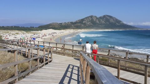 Playa de Area Maior de Louro, en Muros