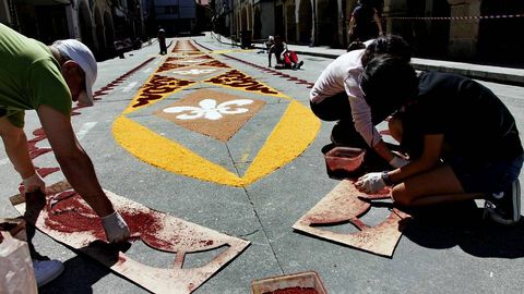 ALFOMBRAS DIA DE CORPUS EN BARBANZA