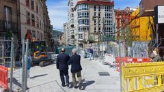 Obras en la calle Concordia.