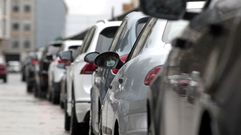 En los peores momentos de esta tercera ola, las colas de coches para la realizaci�n de pruebas diagn�sticas en el hospital de Monforte eran pr�cticamente constantes