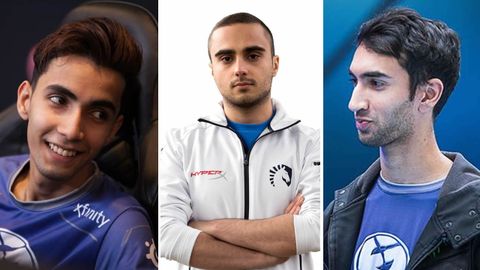 En el centro, el alemn de origen persa Kuro 'Kuroky' Takhasomi, uno de los gamers que ms dinero en premios ha obtenido durante su carrera en los eSports