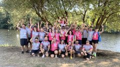 Integrantes del conjunto barbanzano en el campeonato nacional.