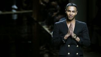 El dise�ador Olivier Rousteing se puso al frente de la casa Balmain en el 2011