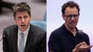 Sam Altman y Dario Amodei en unas im�genes recientes de archivo.