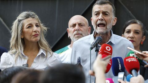 Yolanda D�ez, este viernes, con el candidato de Por Andaluc�a