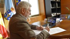 Rosendo Fern�ndez presidi� la reuni�n de la Junta de Gobierno de la Diputaci�n de Ourense.
