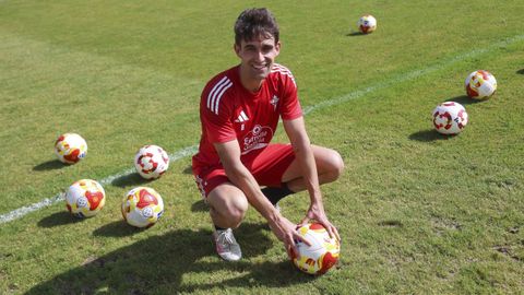 Ander Gorostidi, jugador del Racing de Ferrol