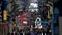 Miles de trabajadores en Vigo en el Primero de Mayo