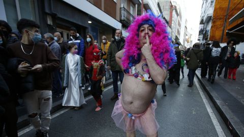 Entroido en la calle de la Torre