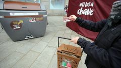 Un contenedor marr&oacute;n, destinado a los biorresiduos, en una imagen de archivo