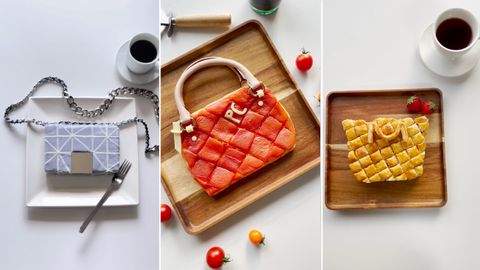 Un artista japons ha reproducido a travs de recetas bolsos de Purificacin Garca