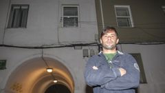 �lvaro Fraga salv� a un beb� que cay� de la ventana en el barrio de Recimil, en Ferrol
