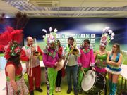 Presentaci�n de Los Solfamidas como pregoneros del Carnaval de Pontevedra