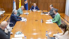 Reuni�n del comit� de seguimiento del coronavirus en la Diputaci�n ourensana