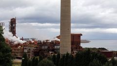 Vista de la fbrica de Alcoa San Cibrao