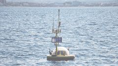 Una de las boyas del SCIB en aguas de la bah�a de Palma