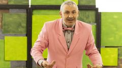 Artur Trillo, nunha funci�n de �Rosa Caramelo� en Paiosaco.