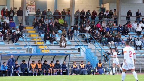 Partido de Tercera Federación entre el Noia y el Atlético Coruña Montañeros