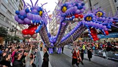 La cabalgata de Reyes en Vigo del 2019, antes de la pandemia