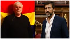 Gonzalo Busqu Lorenzo, portavoz de Rexurdir Podemos, y Antn Gmez-Reino, secretario general del partido en Galicia