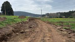 Los trabajos en la pista de Brantuas