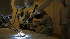 Hospital San Rafael. Robot Da Vinci