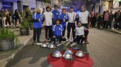 Foto de archivo de compadres en Ribadavia.