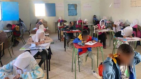 Aula del centro educativo saharaui Um-Draiga