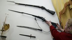 En el museo del pazo de Tor se conservan varias antiguas armadas arrebatadas a soldados napole�nicos durante los ataques de 1809