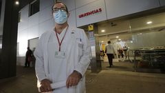 Jose Manuel Fandi�o, jefe del servicio de Urgencias del Hospital Universitario A Coru�a (Chuac)