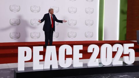 Donald Trump ha elogiado a sus homólogos de Catar, Egipto y Turquía, los otros mediadores en el acuerdo