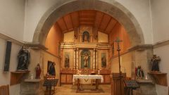 El retablo de la iglesia de Aldemunde (Carballo) ya est� listo