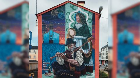 Tres grafitis de Galicia, nominados a mejor mural del mundo 2025
