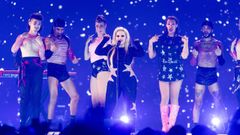 Fangoria, durante su actuaci�n en la primera semifinal del Benidorm Fest