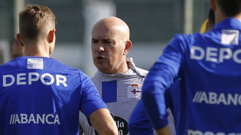 Luis C�sar Sampedro, durante su etapa en el Deportivo de A Coru�a.