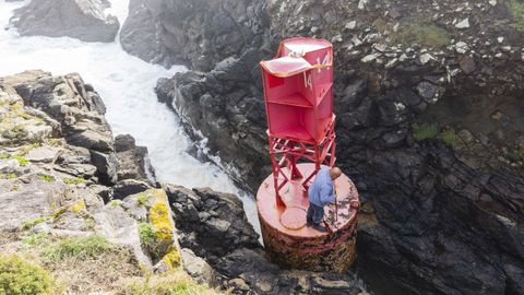 Una baliza recorre 6.000 kilómetros entre la Costa Este de EE.UU. y la playa de Nemiña, Muxía