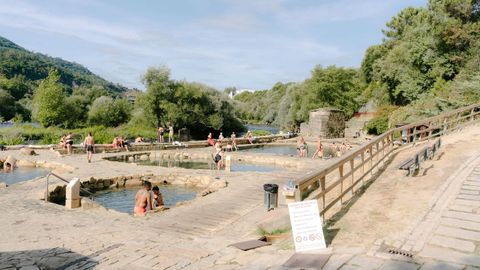 Las termas de Muo da Veiga son las preferidas de los turistas portugueses