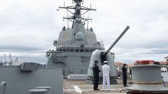 Imagen de la fragata Almirante Juan de Borb�n.