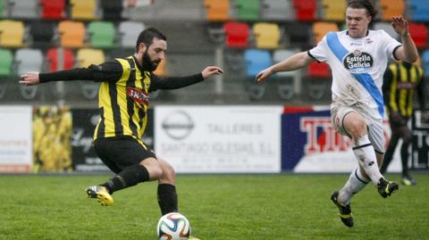 Las im�genes del partido Ribadumia contra Deportivo B